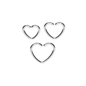 Daith Heart - Titanio 1.0mm Mediano (Pack de 10)