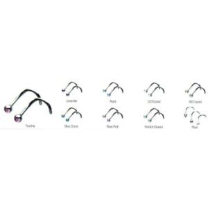Surgical Steel Jewelled Nose Studs