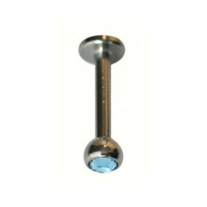 Surgical Steel Labret Studs - Jewelled